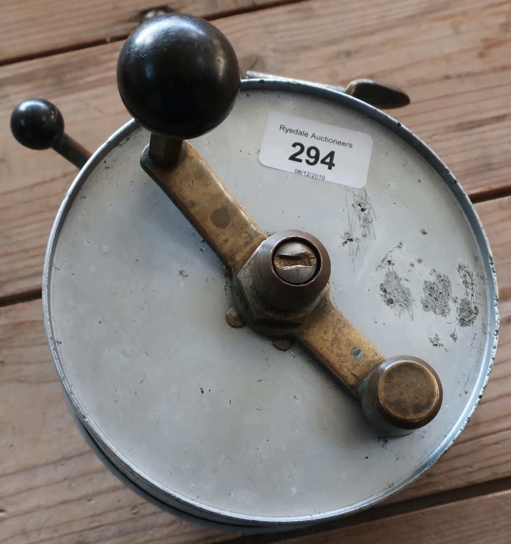 Allcock boat reel with brass fittings