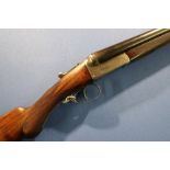 12 bore Challenger No.3 side by side ejector shotgun by J.V. Needham, with 28 inch barrel, choke