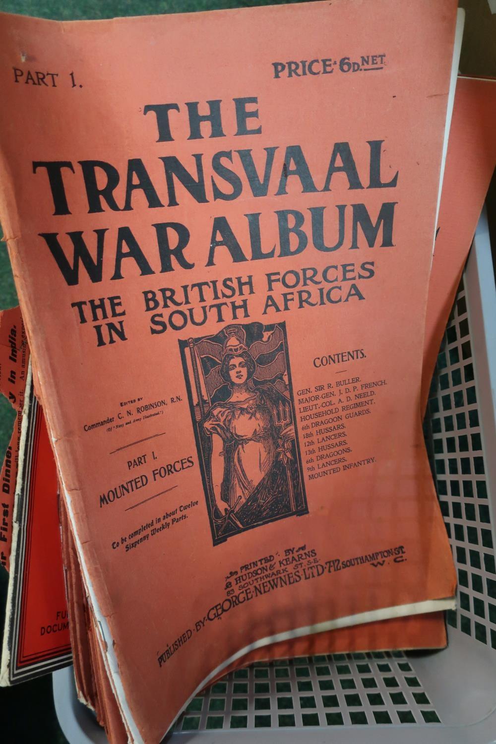 Selection of Transvaal War Albums from George News Ltd, The Second Great War, and other similar