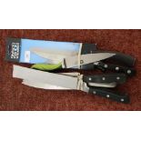 Selection of various assorted kitchen knives