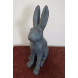 Extremely large figure of a seated rabbit (57cm high)