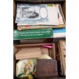 Selection of Royal memorabilia, tins and other ephemera in one box