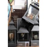 Ex shop stock LED lanterns, illuminated signs 'Home Sweet Home', 'Happy Hour 24/7' etc in one box