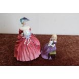 Royal Doulton figure 'Affection' HN2236 and other 'Genevieve' HN1762