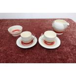 A Susie Cooper Bachelor's tea and coffee set