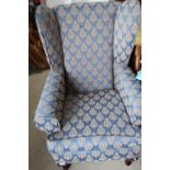 Wingback armchair