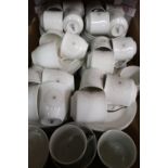 Comprehensive Royal Doulton Morning Star part dinner and breakfast service including cups,