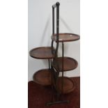 Five tier folding cake stand