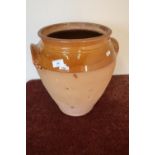 Large twin handled Earthenware jar (40cm high)