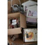 Ex shop stock butterfly tea light holders, car hanging bird box etc in two boxes