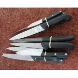 Selection of various assorted kitchen knives