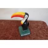 Reproduction cast metal Guinness advertising Toucan (20cm high)