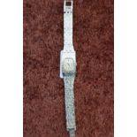 Ladies Tissot wrist watch with rectangular face