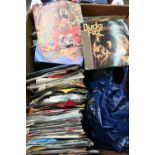 Box containing a quantity of various assorted 45 records