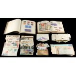 Property of a gentleman - philately - a small stamp collection, worldwide, in two albums & loose,