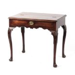 Property of a gentleman - a George II mahogany writing table, circa 1750, probably Irish, with