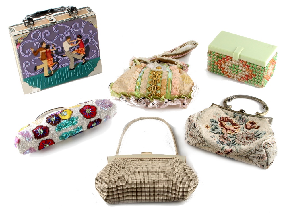 A private collection of handbags from a deceased estate - six assorted handbags including a Sofia