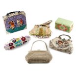 A private collection of handbags from a deceased estate - six assorted handbags including a Sofia