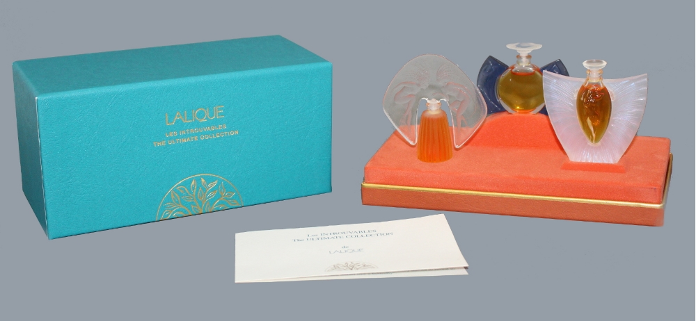 A private collection of perfume bottles - LALIQUE - Les Introuvables, The Ultimate Collection, Les