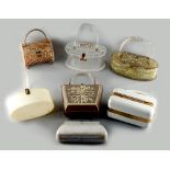 A private collection of handbags from a deceased estate - seven assorted 1950's American style box