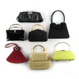 A private collection of handbags from a deceased estate - seven assorted handbags including a