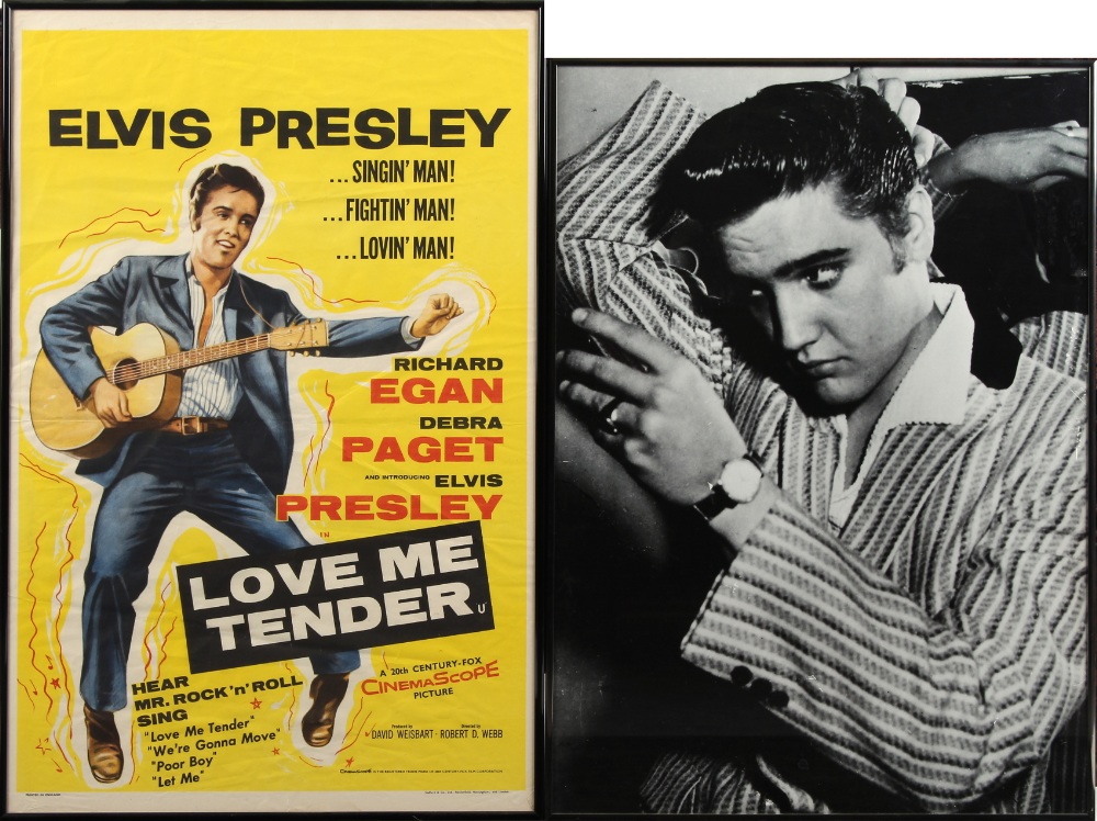 Property of a gentleman - a collection of film posters & ephemera - 'Love Me Tender' (1956) -