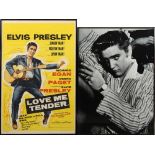 Property of a gentleman - a collection of film posters & ephemera - 'Love Me Tender' (1956) -