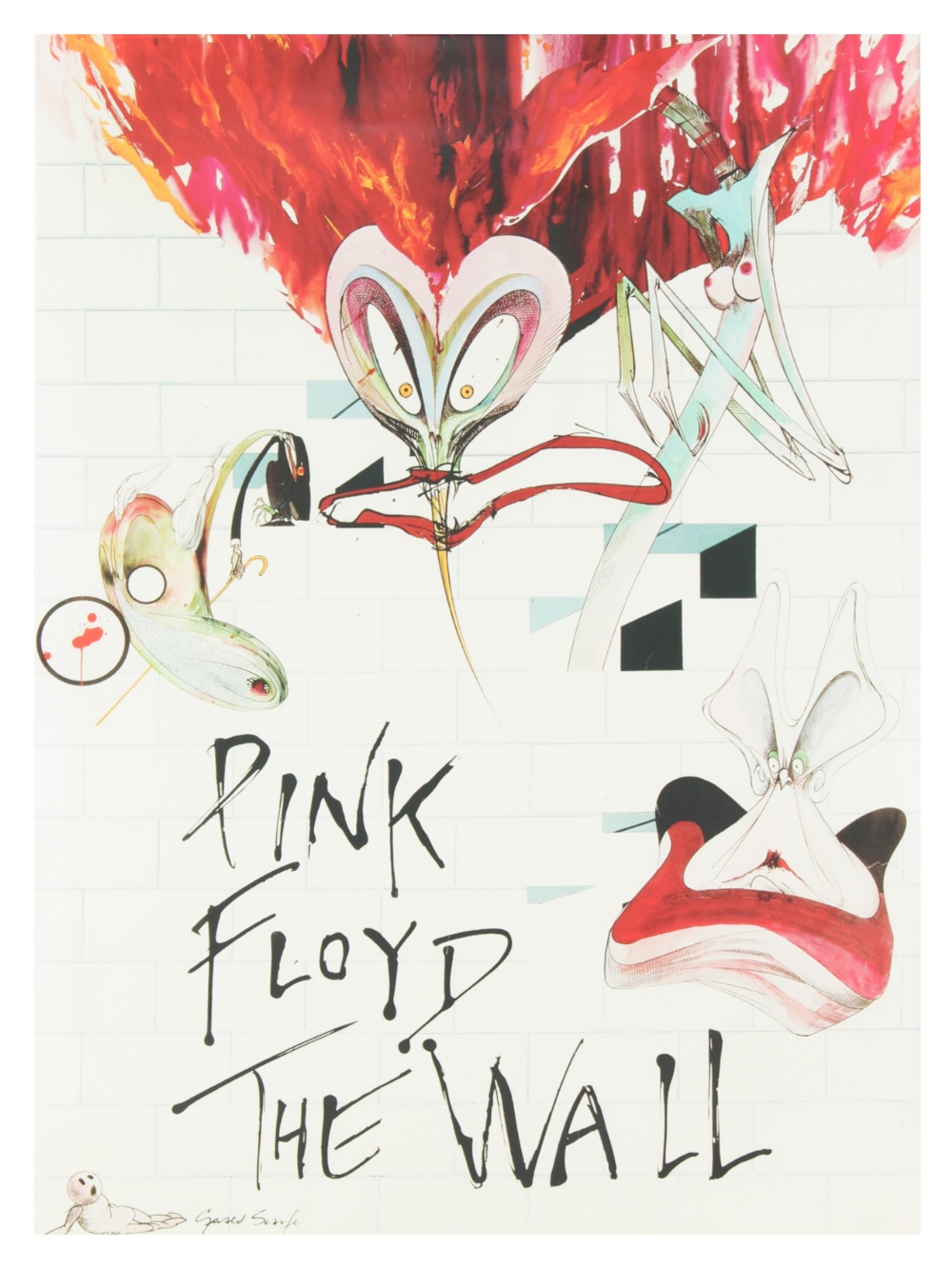 Property of a gentleman - rock & pop memorabilia - Pink Floyd, 'The Wall', 1979, promo poster, proof