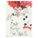 Property of a gentleman - rock & pop memorabilia - Pink Floyd, 'The Wall', 1979, promo poster, proof