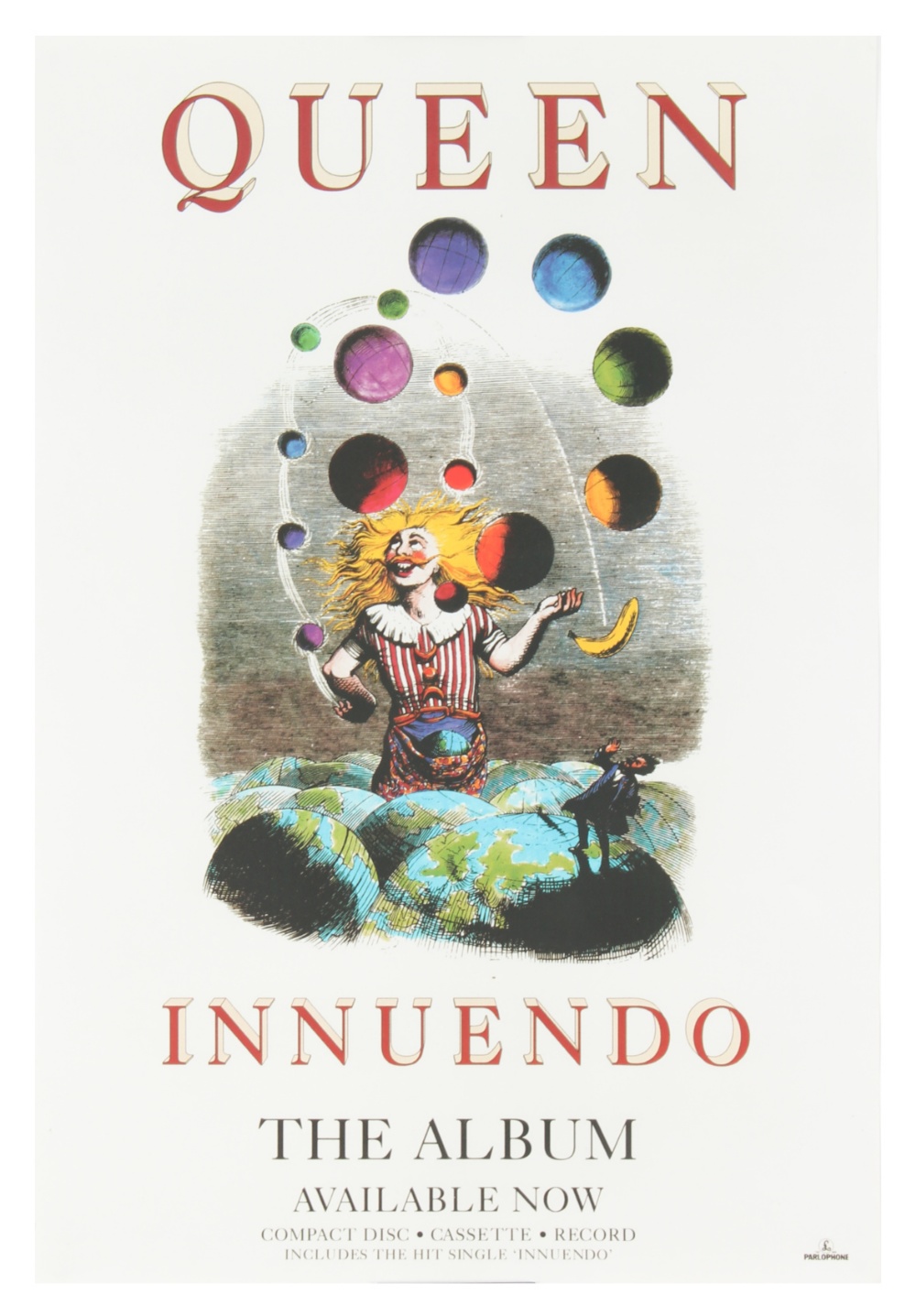 Property of a gentleman - rock & pop memorabilia - Queen, 'Innuendo', 1991, promo poster, proof copy