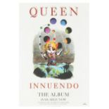 Property of a gentleman - rock & pop memorabilia - Queen, 'Innuendo', 1991, promo poster, proof copy