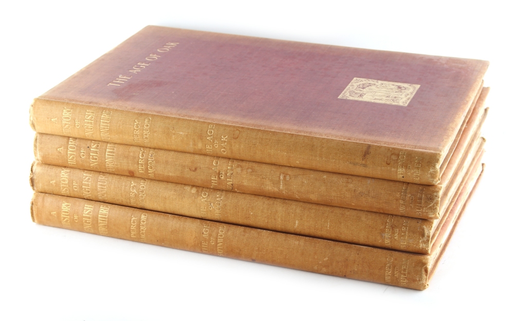 Property of a lady - MACQUOID, Percy - 'A HISTORY OF ENGLISH FURNITURE' - complete set of four