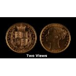 Property of a lady - a private collection of gold coins - a 1885 Queen Victoria gold sovereign,
