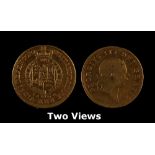 Property of a lady - a private collection of gold coins - a 1804 George III gold half guinea (see