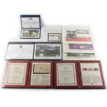 Property of a lady - a small quantity of coins including commemorative silver examples; together