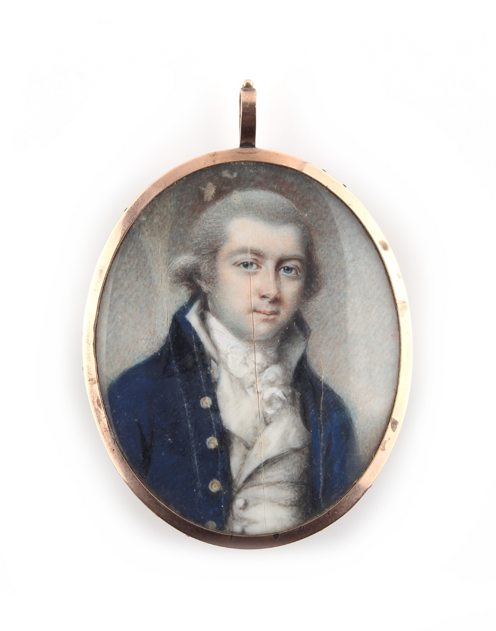 Property of a lady - English school, late 18th / early 19th century - PORTRAIT OF A GENTLEMAN - - Image 2 of 3