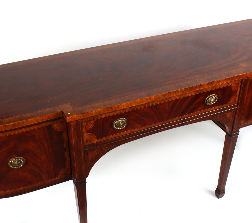 Property of a gentleman - a good quality George III style mahogany & crossbanded breakfront - Image 2 of 2