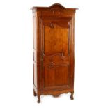 Property of a gentleman - a late 18th / early 19th century French cherrywood bonnetiere, 37.4ins. (