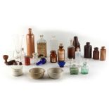 Property of a lady - a quantity of chemist's apothecary bottles, etc. (a lot) (see illustration).