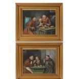 Property of a lady - Italian school (late 19th / early 20th century) - MONKS IN INTERIOR SCENES -