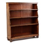 Property of a deceased estate - an early 19th century Regency period mahogany waterfall bookcase,