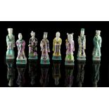 Property of a gentleman - a set of eight Chinese famille rose figures of the Eight Immortals, late