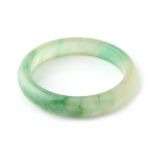 Property of a lady - a Chinese jadeite bangle, 47.4 grams (see illustration).