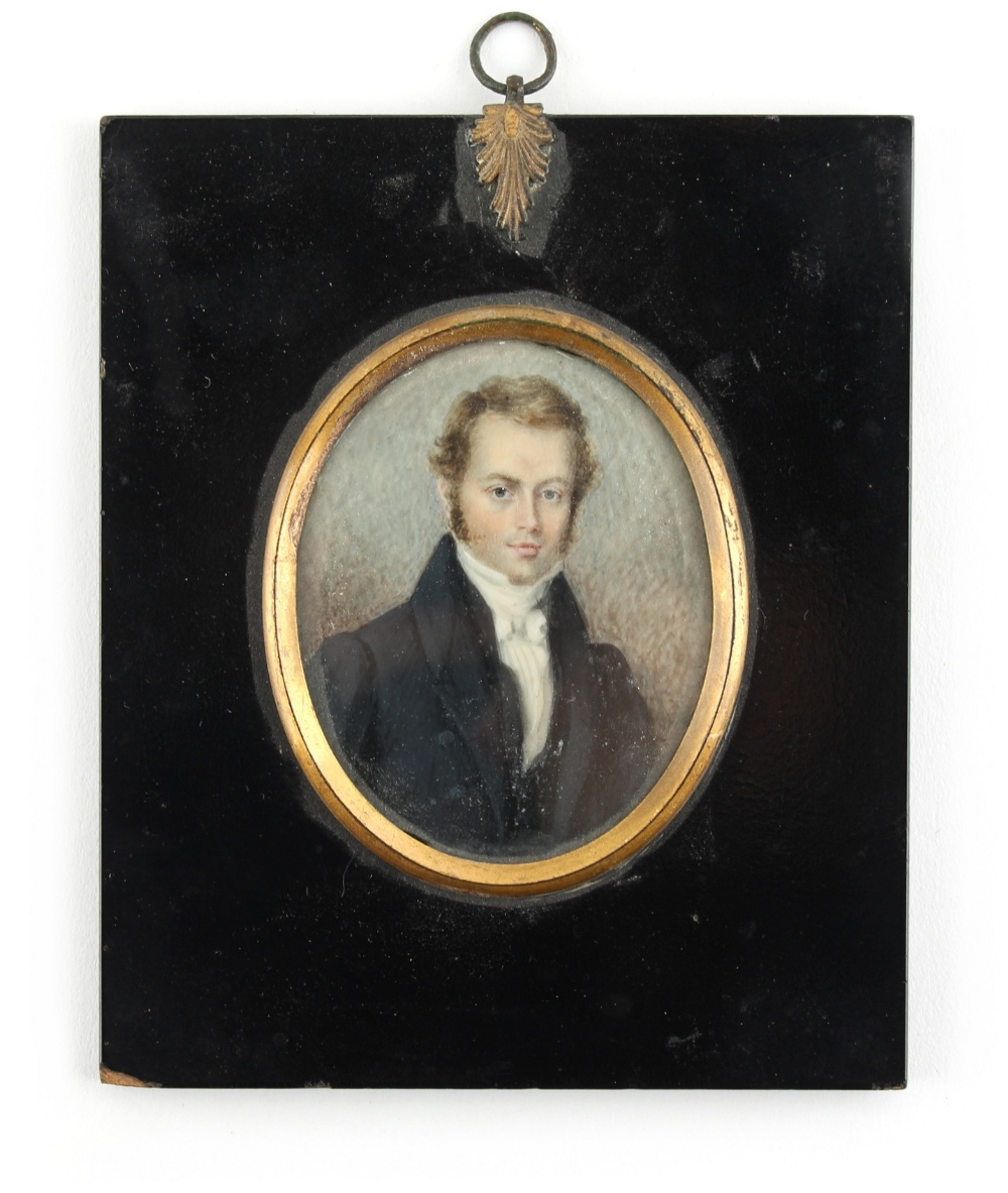 Property of a deceased estate - a late 18th / early 19th century English school portrait miniature