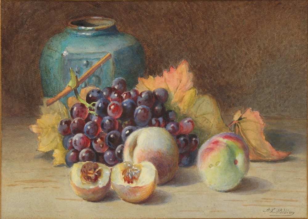 Property of a deceased estate - Agnes Holding (British, early 20th century) - STILL LIFE OF FRUIT