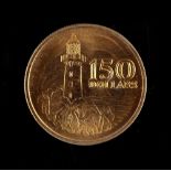 Property of a lady - gold coin - a 1969 Singapore 150 dollar gold coin, commemorating the 150th