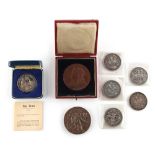 Property of a lady - a small quantity of coins & medals, including a Queen Victoria 1897 Diamond