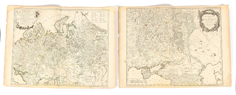 Property of a gentleman, a private collection of maps - RUSSIA - 'Partie Occidentale de L'Empire