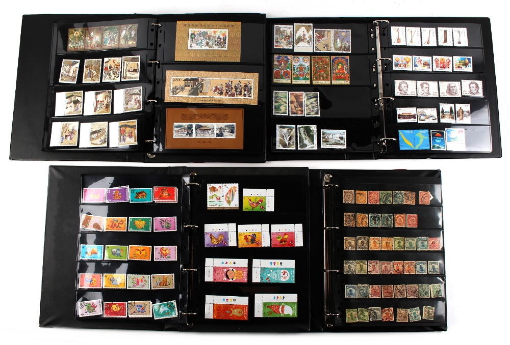 Property of a gentleman - postage stamps - CHINA and HONG KONG - a collection including mini sheets,