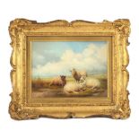 Property of a gentleman - Thomas Sidney Cooper R.A. (1803-1902) - SHEEP IN PASTURE - oil on panel,